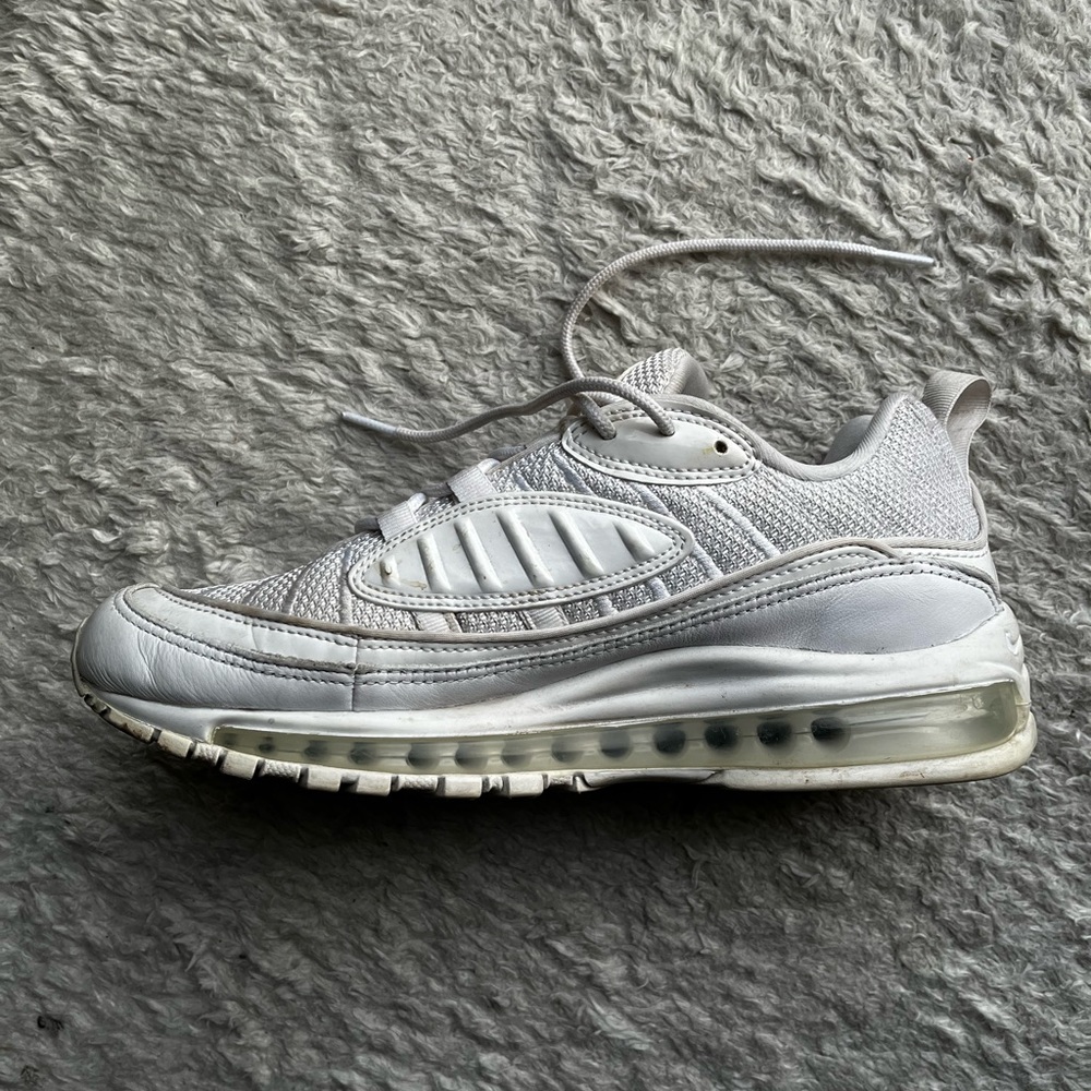 Nike Air Max 98 “triple white” sz 9